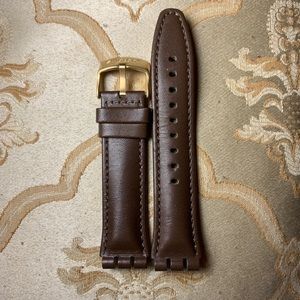 Swatch leather strap EUC